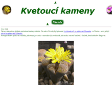 Tablet Screenshot of lithops.cz